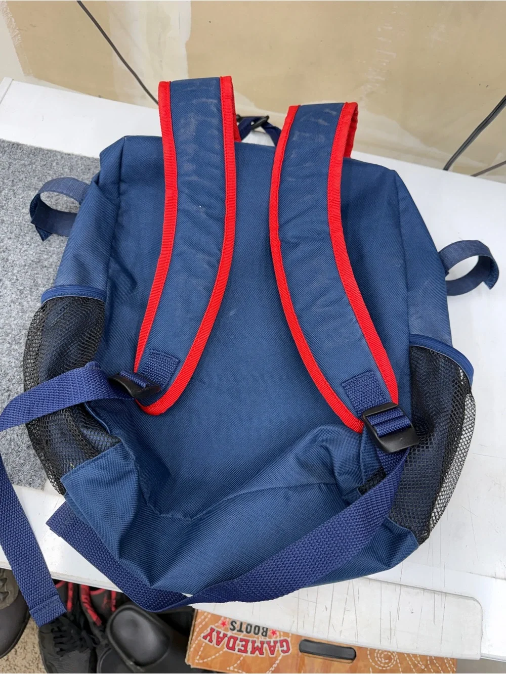 Rawlings Youth Navy & Red Stars Stripes Baseball Backpack